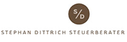 Stephan Dittrich Steuerberater Logo auf weißem Untergrund mit Verlinkung auf Website