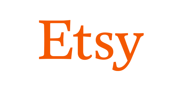 Etsy Logo auf weißem Untergrund